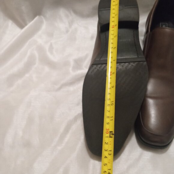 Gordon Rush men's leather shoes brownish size 13 round tip slip on - Picture 10 of 10